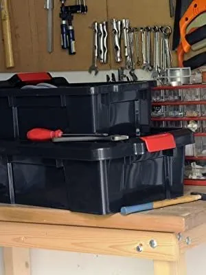 Iris Ohyama SK-210 Box 21L 3er-Set klar mit Deckel