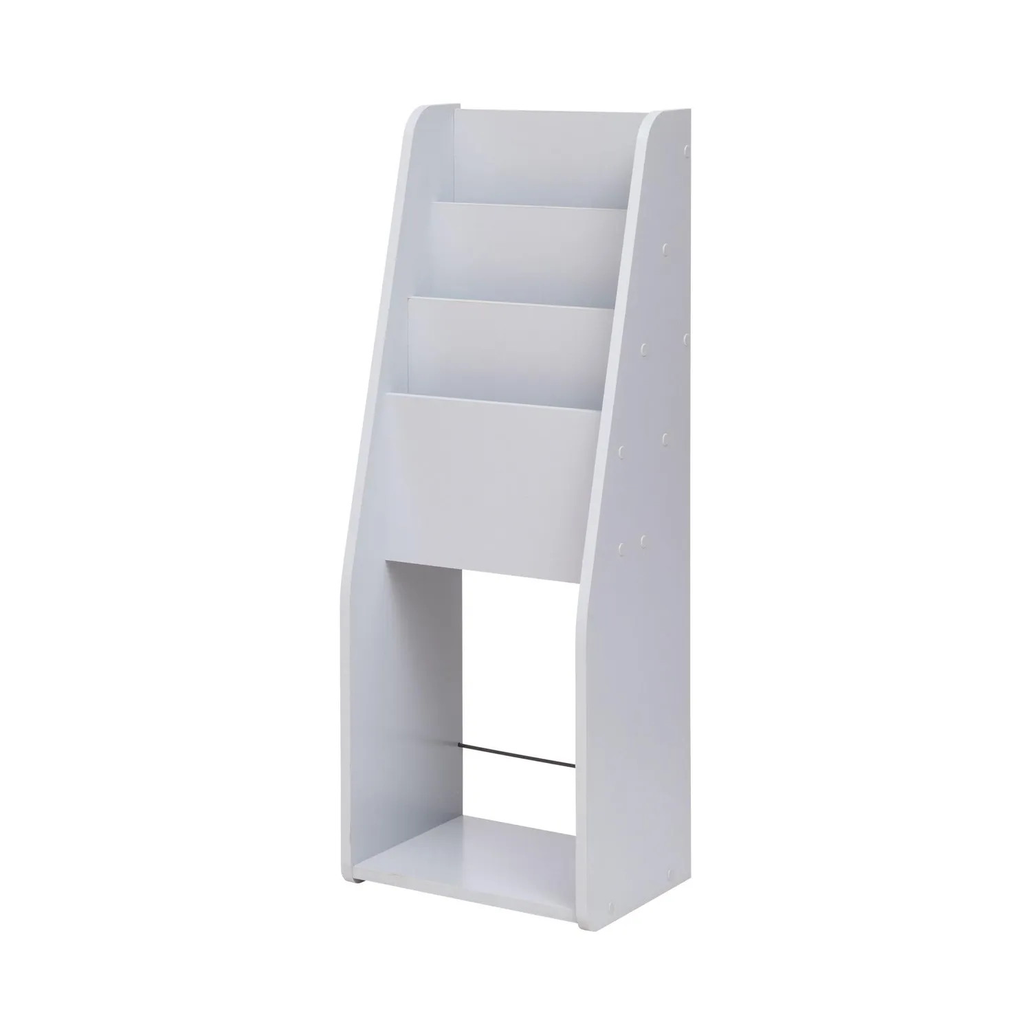 Iris Ohyama Magazine Rack Slim MR-S Zeitschriftenregal Eiche Grau