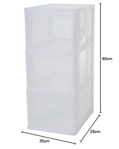 Iris Ohyama OCH-2300 Schubladenbox Mattweiß
