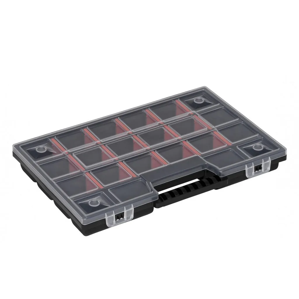 Kreher Organizer-Set Sortimentsbox 3tlg schwarz-orange