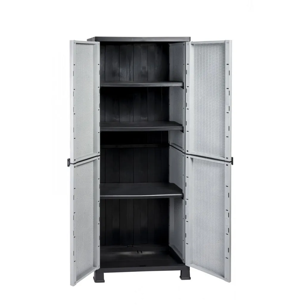 Kreher Madera Kunststoffschrank Rattan 2er 171cm