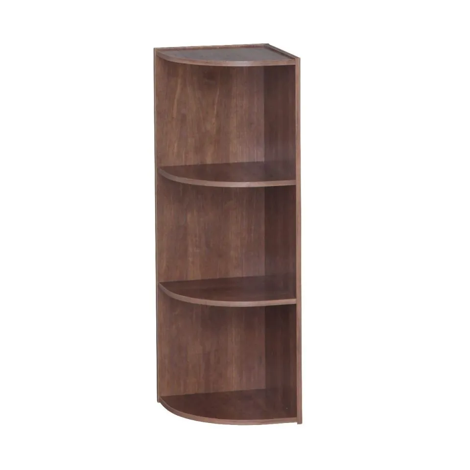 Iris Ohyama CX-3C Eckregal Braun Holz 3 Etagen 29x29cm
