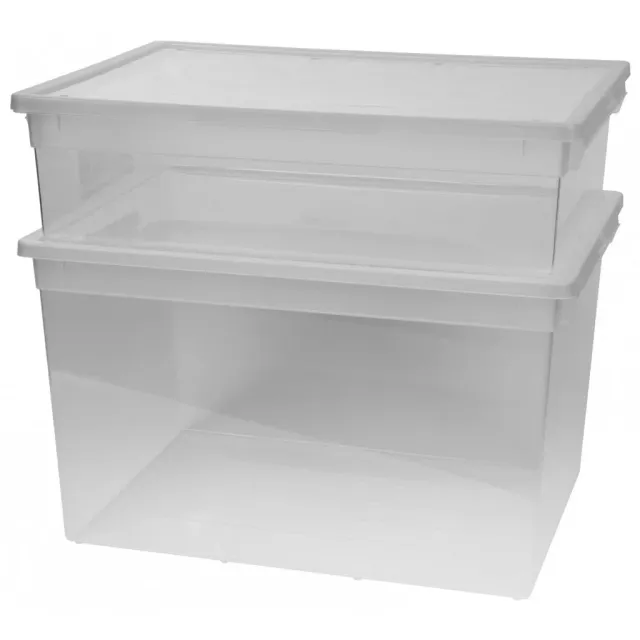 Kreher Light Boxen 52 Aufbewahrungsbox XL 22L transparent