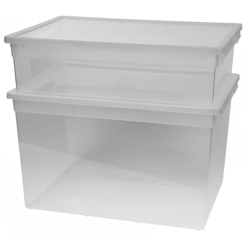 Kreher Light Boxen 52 Aufbewahrungsbox XL 22L transparent