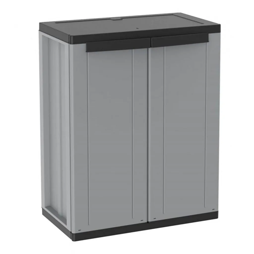Kreher Jline Kunststoffschrank 68x37,5x85 grau 1 Boden