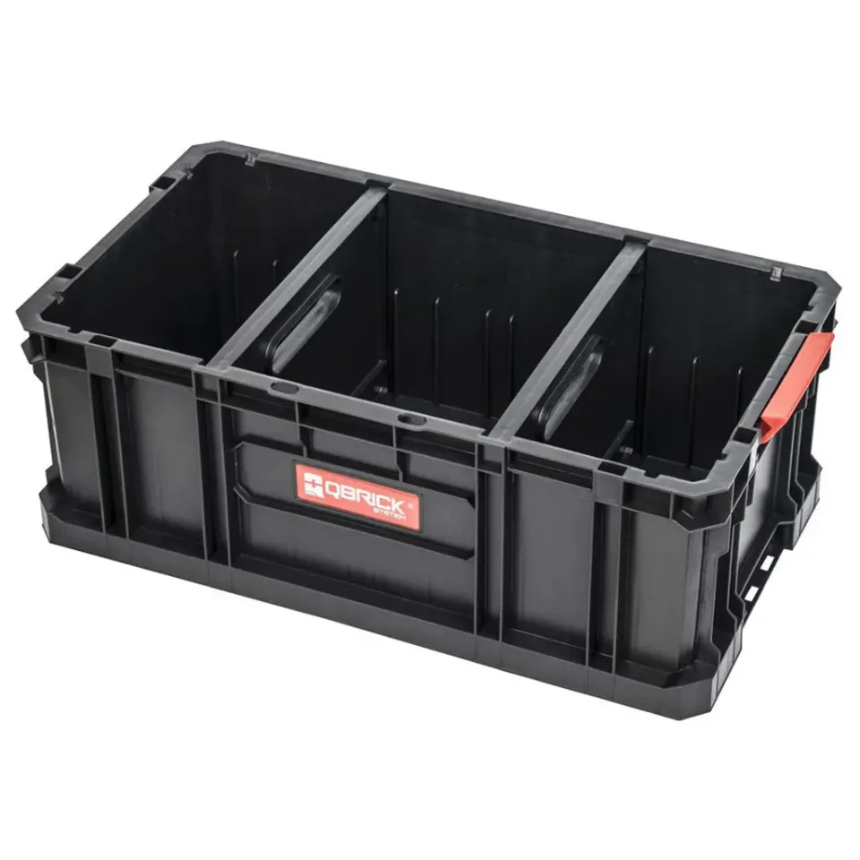 Kreher Q-Brick Two Box 200 Flex Werkzeugbox schwarz