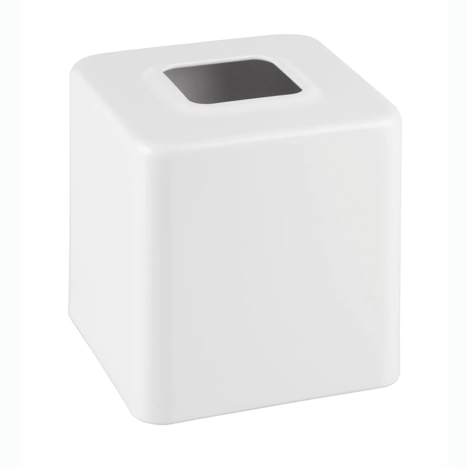 mDesign Kosmetiktücherbox Taschentuchbox weiß 4er-Set Metall