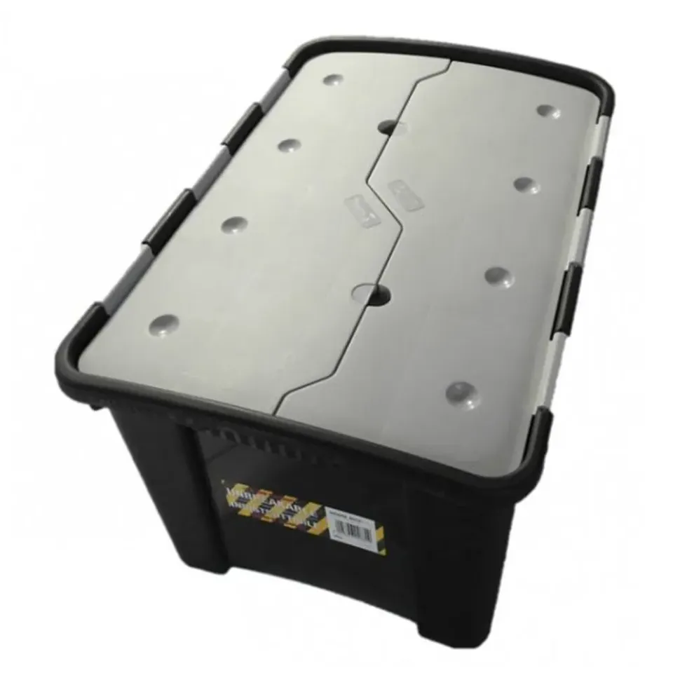 Kreher Unbreakable Aufbewahrungsbox 60 Liter mit Faltdeckel