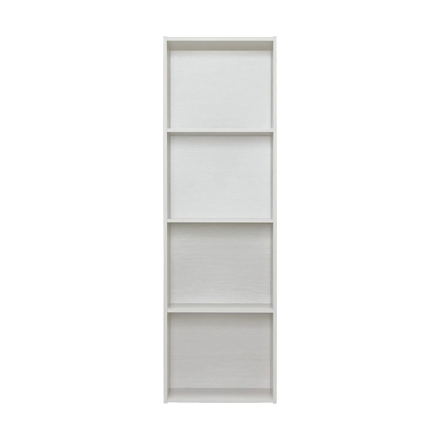 Iris Ohyama CX-4 Bücherregal weiß 4 Etagen 40cm Holz