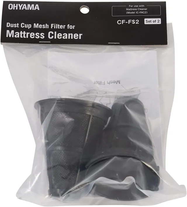 Iris Ohyama CF-FS2 Staubfilter 2er-Set schwarz waschbar
