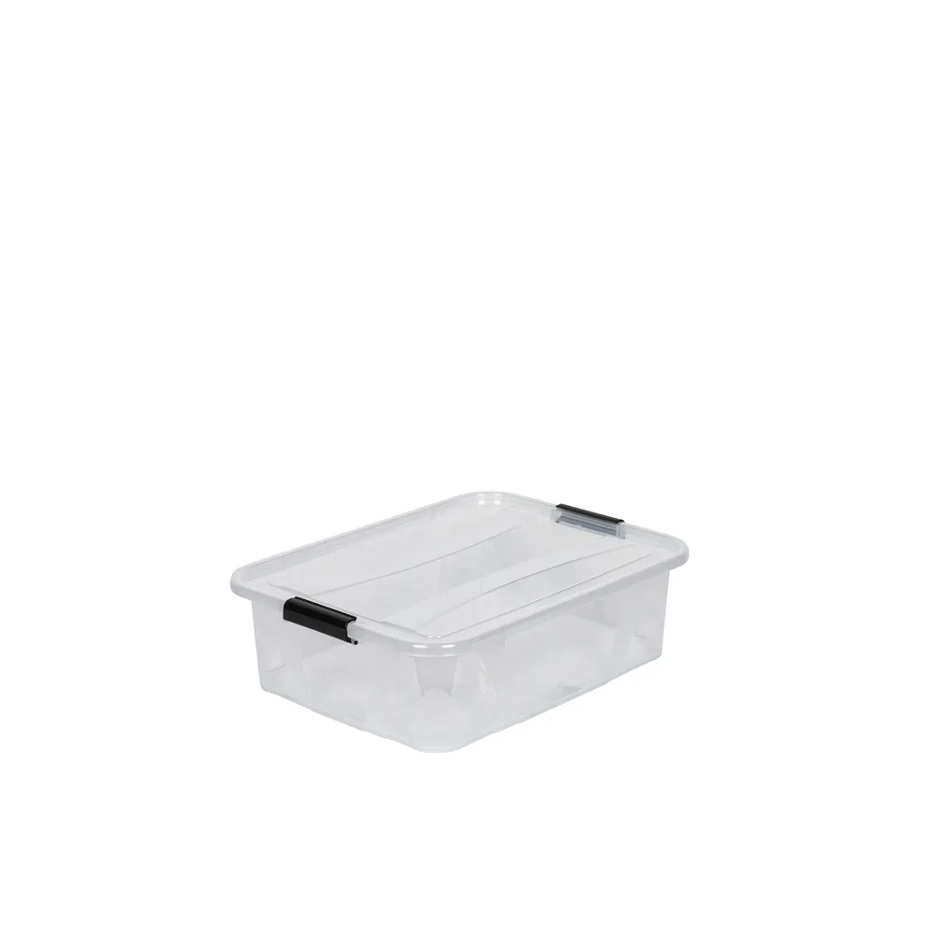 Kreher Master Box Aufbewahrungsbox mit Deckel 7 Liter transparent