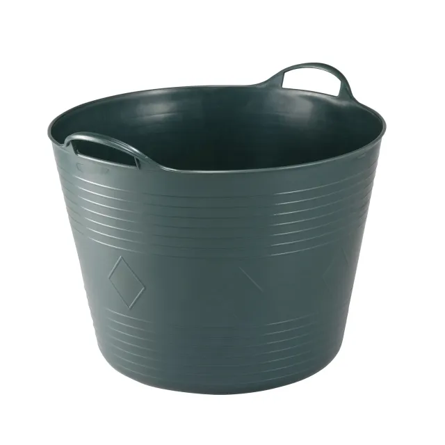 Kreher Mehrzweckkorb 28 Liter Korb Grün-Grau flexibel