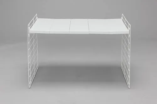 Iris Ohyama USD-1V Unterschrank Regal Weiß ausziehbar 1-fach
