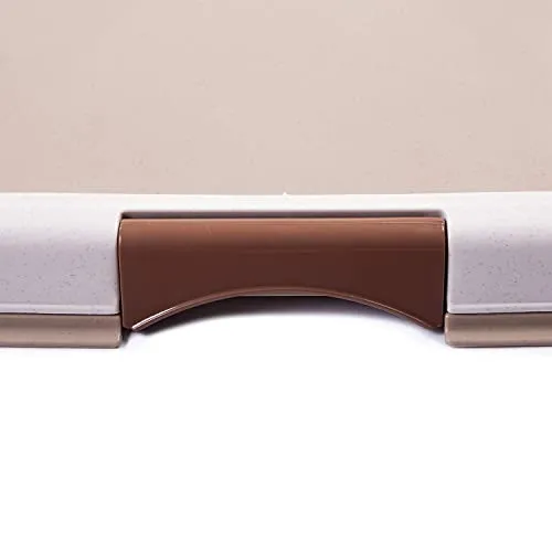 Iris Ohyama FT-650 Hundetoilette Beige Tablett 55x65cm Matte-Halter