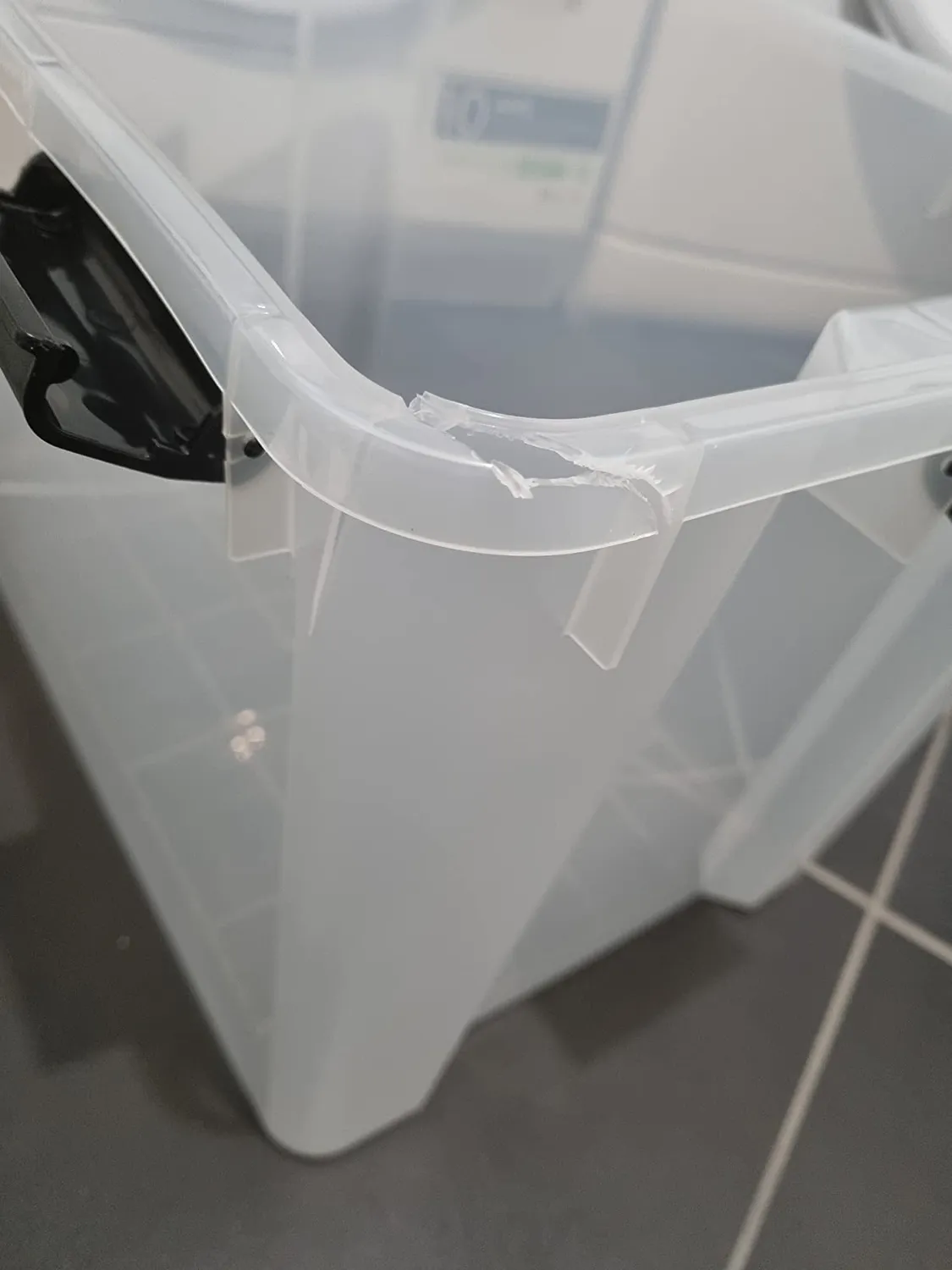 Iris Ohyama AT-LD Aufbewahrungsbox 70L Schwarz 3er