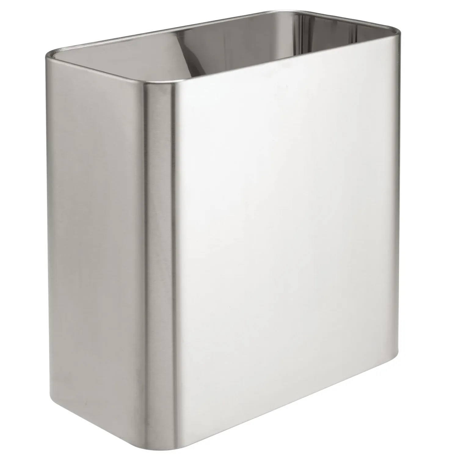 mDesign Mülleimer Metall Bronze 14x26 cm