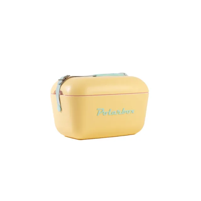 Kreher Polarbox 12 L Kühlbox Gelb Retro