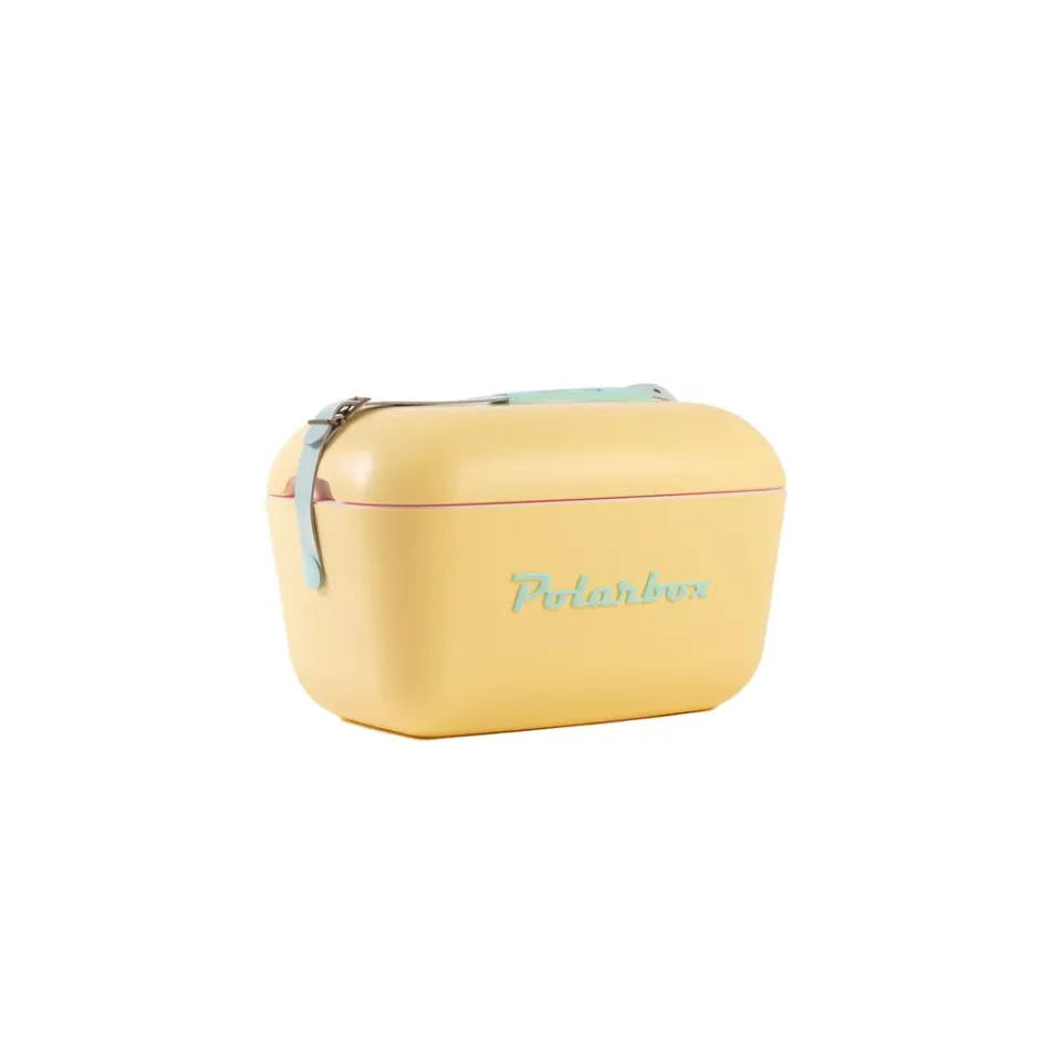 Kreher Polarbox 12 L Kühlbox Gelb Retro