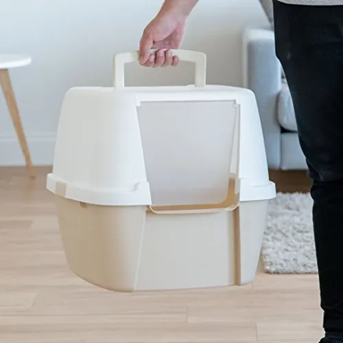 Iris Ohyama CLH-17J Katzenklo XXL Haube Jumbo Beige Haube