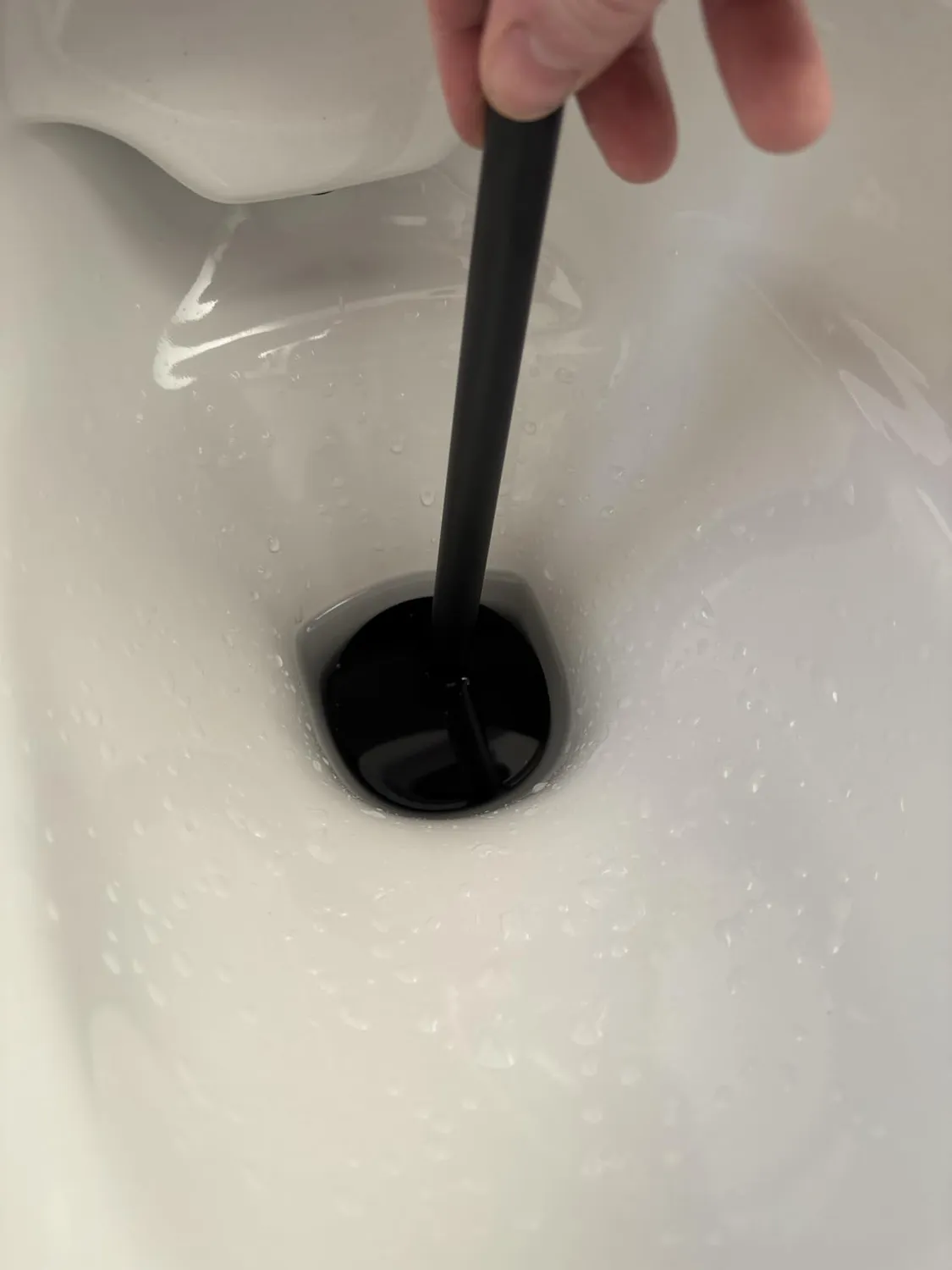 blackswedenhome Silikon-Toilettenbürste schwarz 2er Set matt