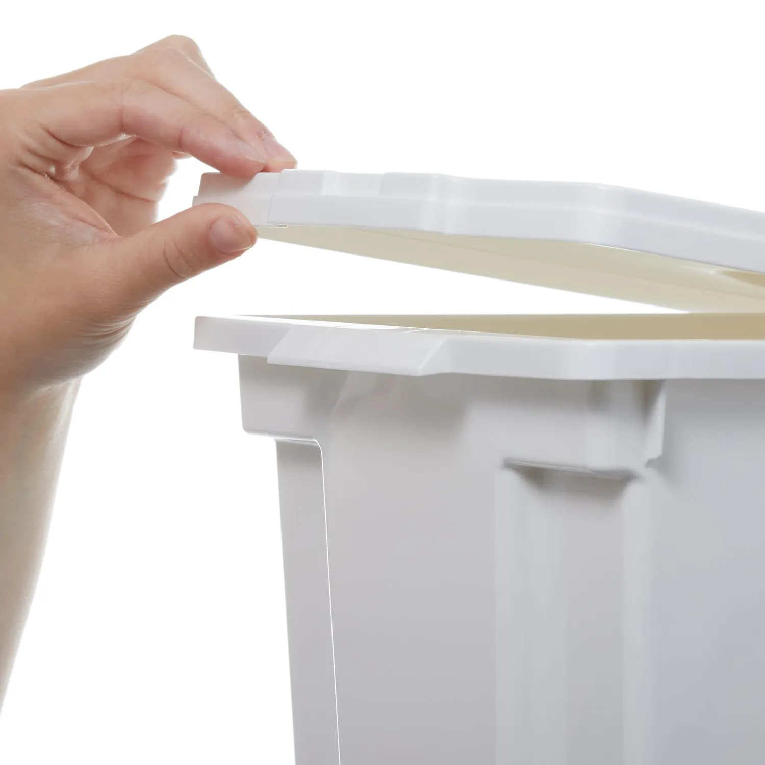 Iris Ohyama USB-S Aufbewahrungsbox 10L weiß 8er Set