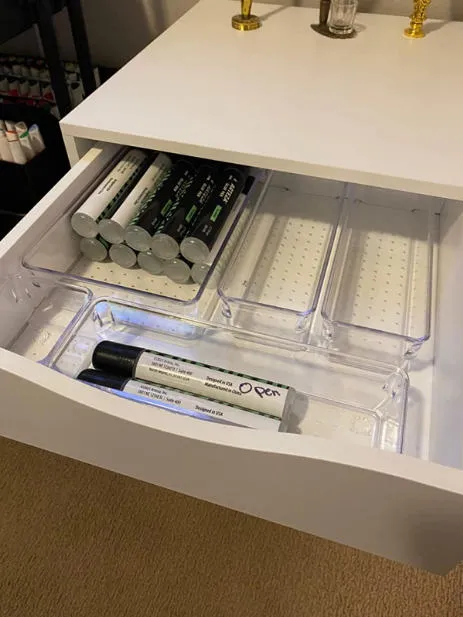 Lifewit Schubladen Organizer Set 25-teilig Transparent Kunststoff