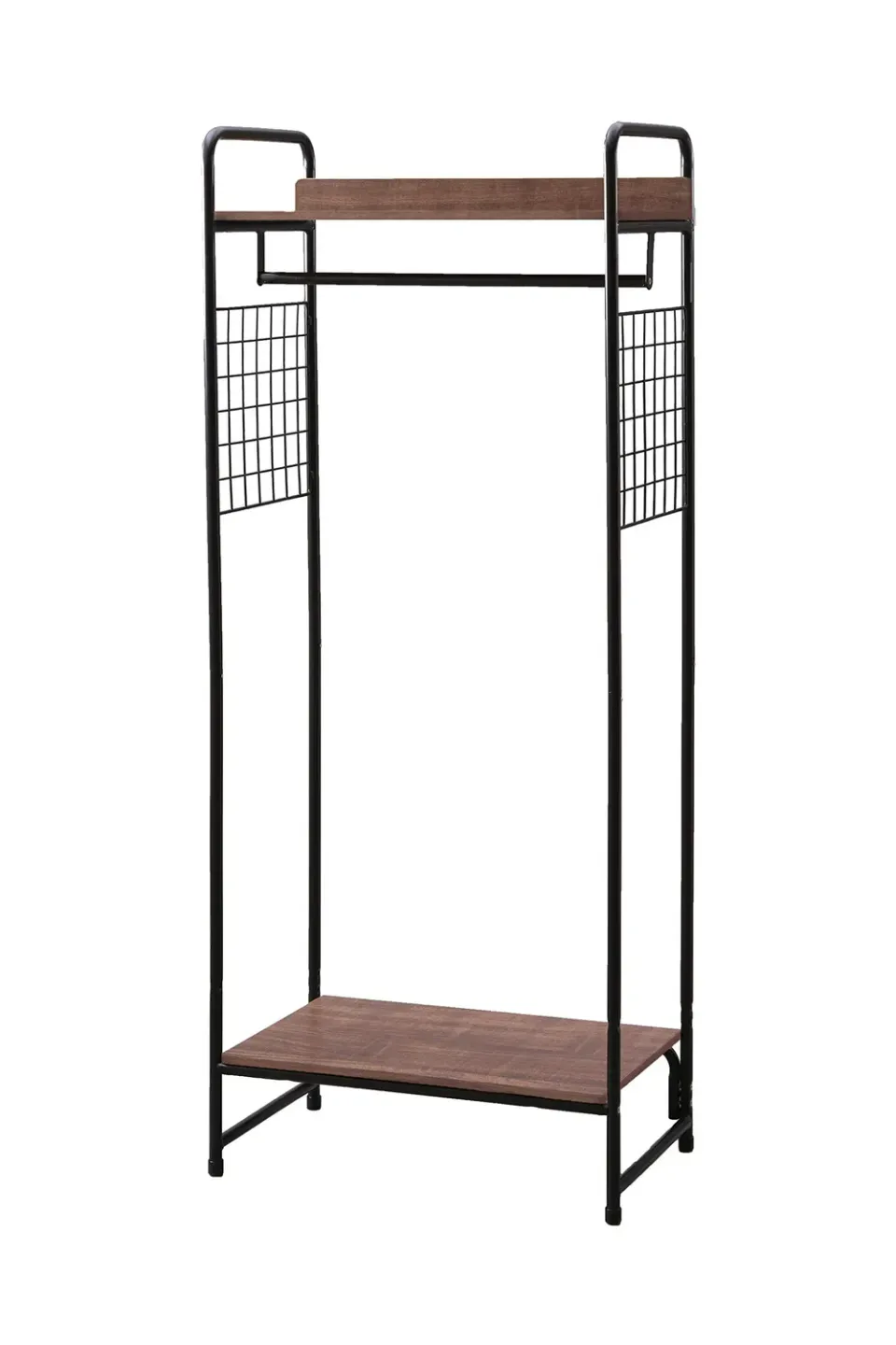 Iris Ohyama PI-B4 Garderobenständer Schwarz 4 Regale 40kg