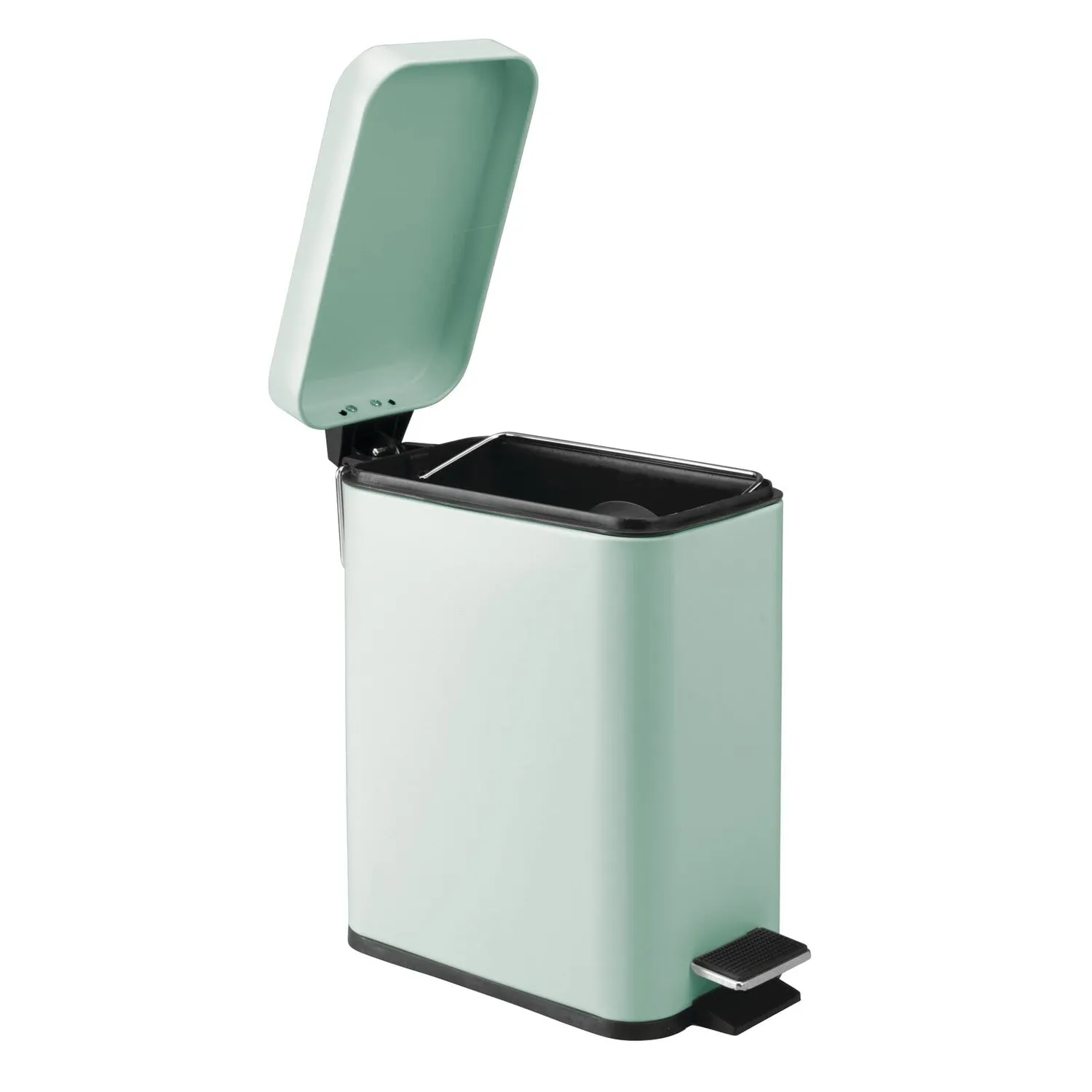 mDesign 11020MDBSTEU Tretmülleimer 5L mintgrün Metall