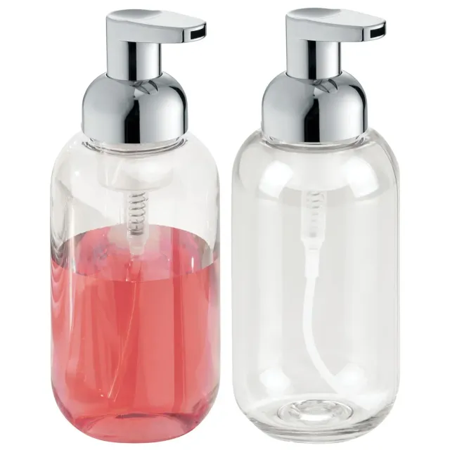 mDesign Schaumseifenspender 2er-Set transparent 340ml