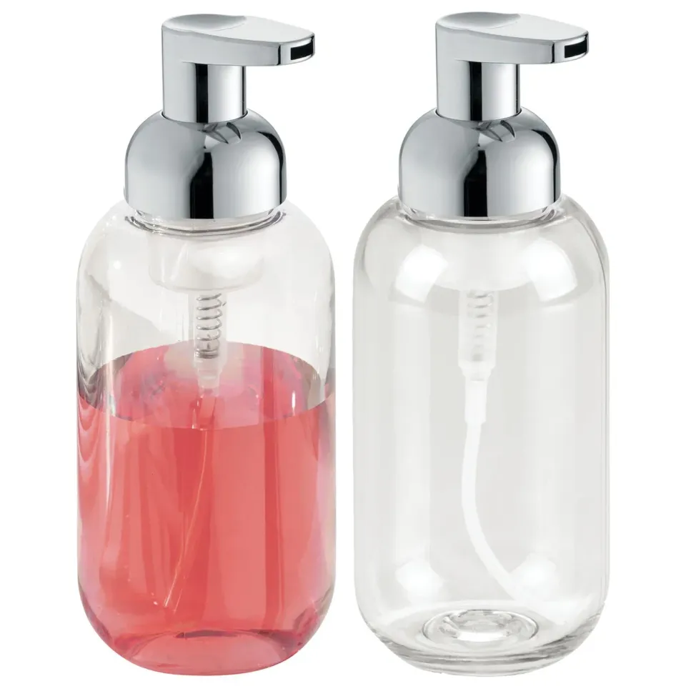 mDesign Schaumseifenspender 2er-Set transparent 340ml