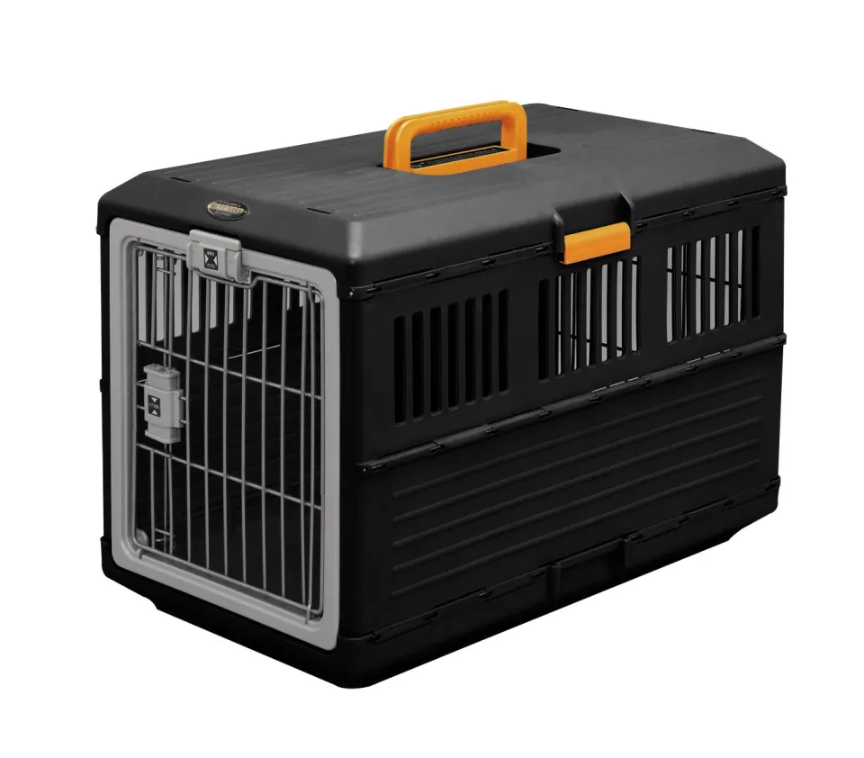 Iris Ohyama Pet Carry FC-670 Transportbox schwarz bis 20 kg faltbar