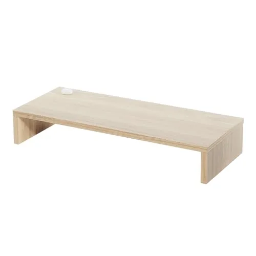 Iris Ohyama Monitor Stand Basic MS-590B Monitorständer Hellbraun