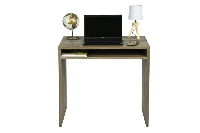 Iris Ohyama WDK-800 Schreibtisch 80x50 Holz mit Regal