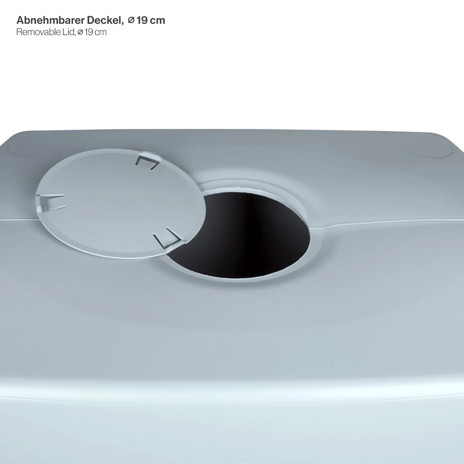 Kreher Aqua Tower Regentonne Grau 450 Liter mit Hahn