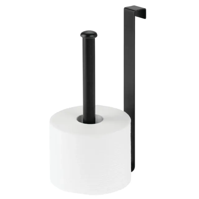 mDesign Toilettenpapierhalter Spülkasten schwarz 2 Rollen