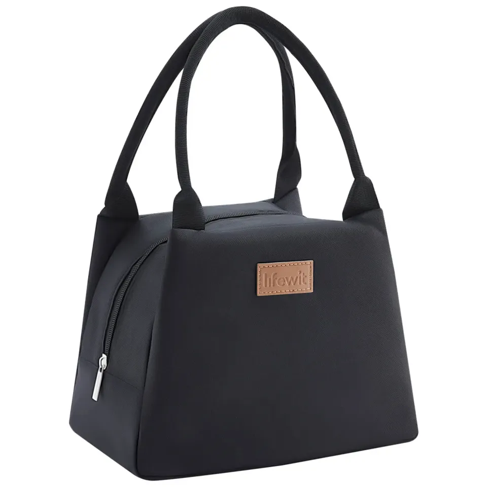 Lifewit Lunchtasche isoliert schwarz Medium wasserabweisend