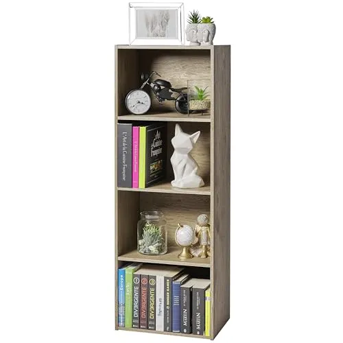 Iris Ohyama CX-4 Bücherregal Esche braun 4 Fächer offen
