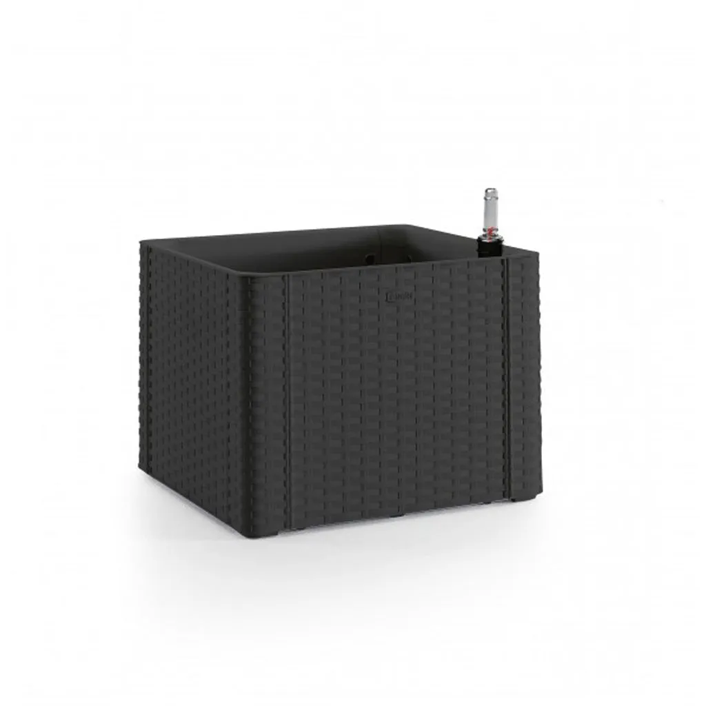 Kreher Spalier Rattan Breit Anthrazit Rankhilfe