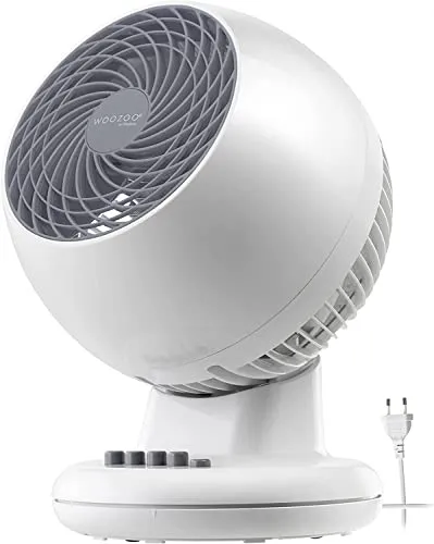 Iris Ohyama Woozoo PCF-M15 Tischventilator weiß leise
