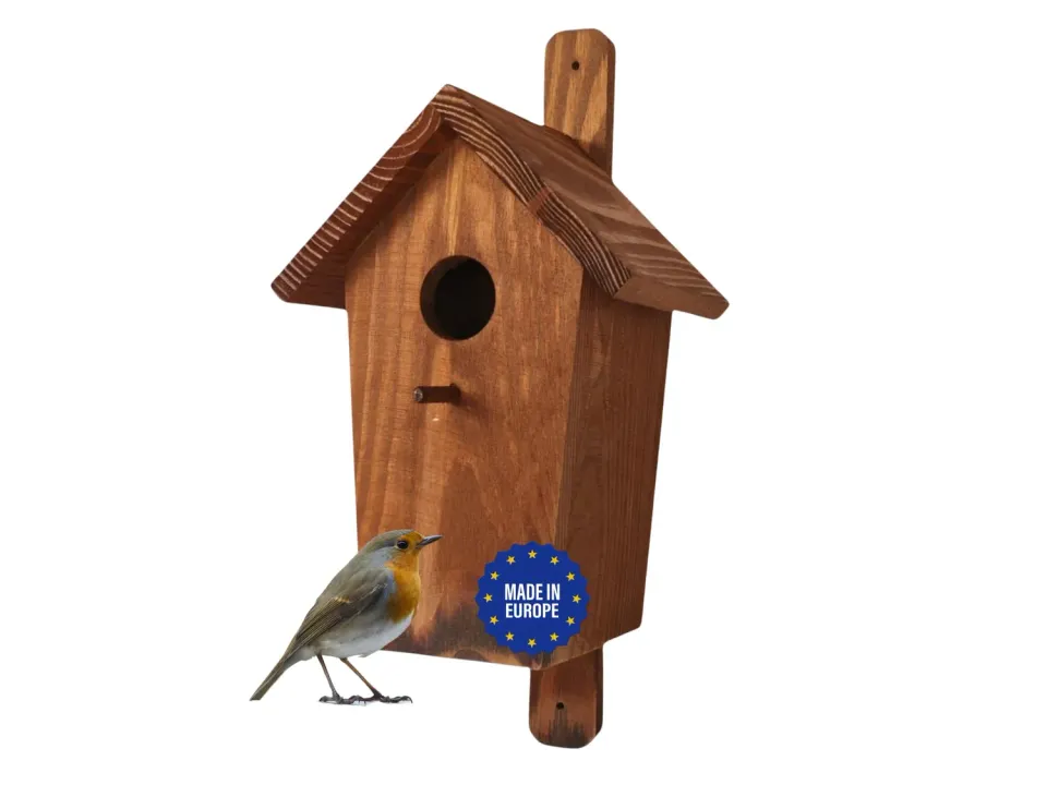GoodFreshDecor Nistkasten Vogelhaus 30,5 cm braun Meisen