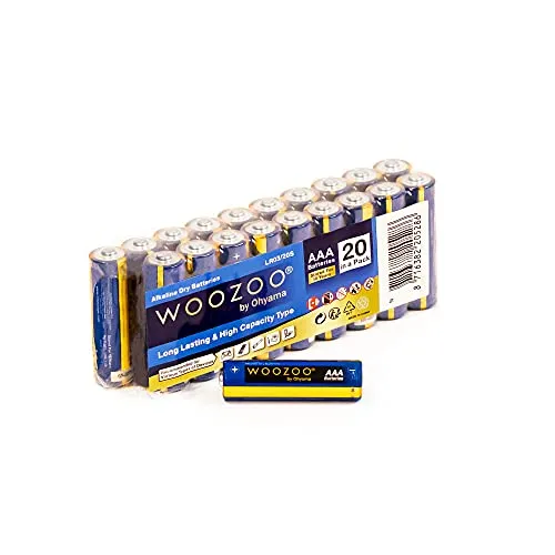 Iris Ohyama Woozoo LR03 AAA Batterien 20er Pack langlebig