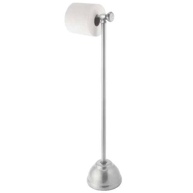 mDesign Toilettenpapierständer Metall silber 67,5 cm