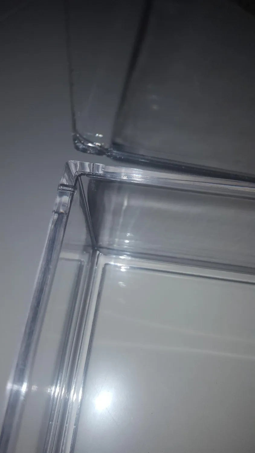 mDesign Kosmetik Organizer Box transparent Deckel