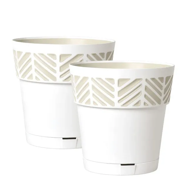 Kreher Orfeo Pflanztopf 30 cm 2er Set Wasserspeicher