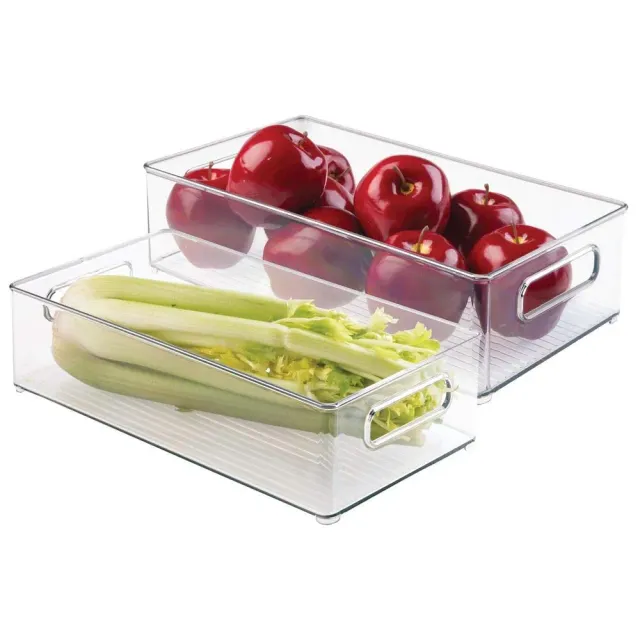 mDesign Aufbewahrungsbehälter 2 Stück transparent BPA-frei
