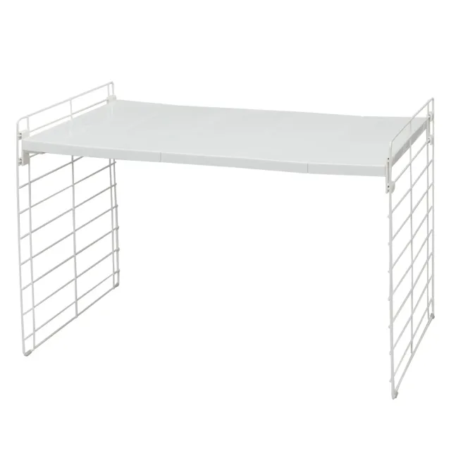 Iris Ohyama USD-1V Unterschrank Regal Weiß ausziehbar 1-fach
