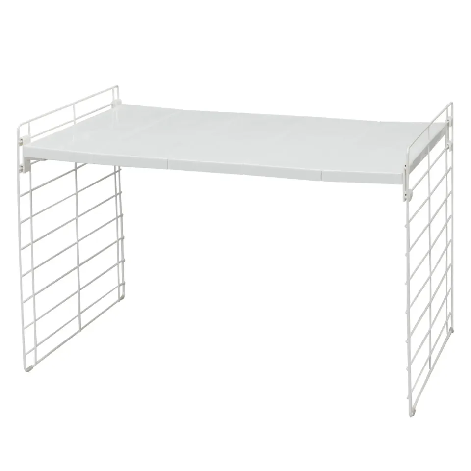 Iris Ohyama USD-1V Unterschrank Regal Weiß ausziehbar 1-fach
