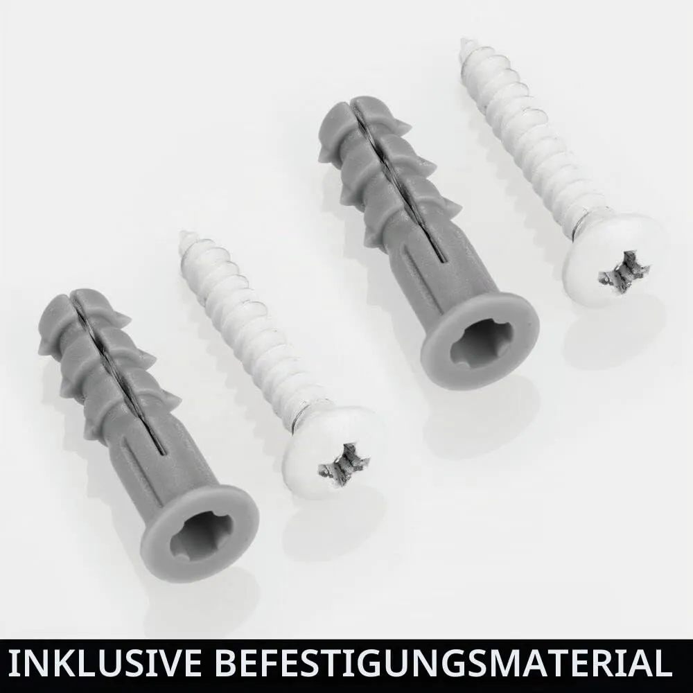 mDesign Schmuckhalter Wand weiß für Ketten Ohrringe
