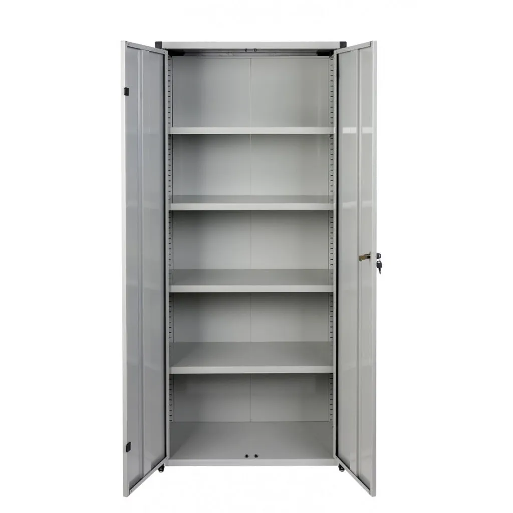 Kreher Maxi 80 Metallschrank 80x44x180 Grau abschließbar