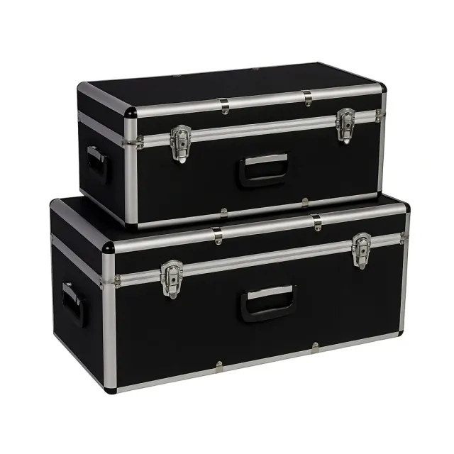 Kreher Transportkoffer Koffer 65+100 L schwarz Alu